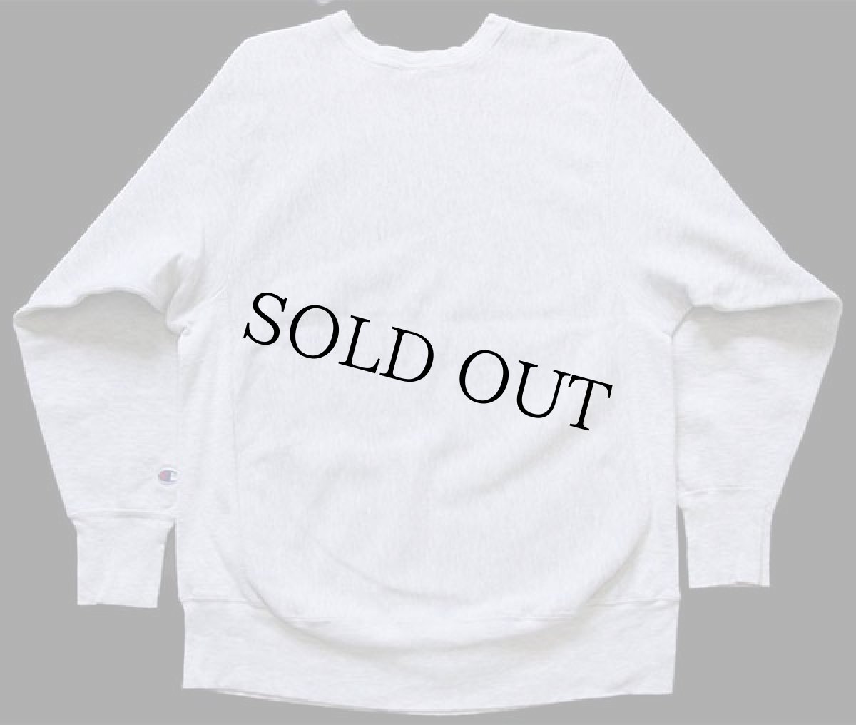 画像2: 90s Championチャンピオン ワンポイント リバースウィーブ スウェット 杢グレー (2)