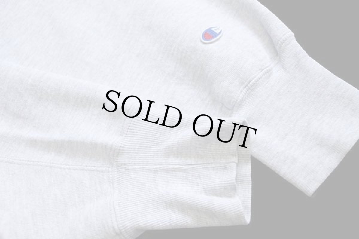 画像5: 90s USA製 Championチャンピオン ワンポイント リバースウィーブ スウェット 杢グレー L (5)