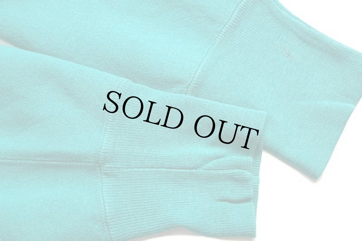 画像5: 90s USA製 Championチャンピオン ワンポイント リバースウィーブ スウェット エメラルドグリーン XL (5)