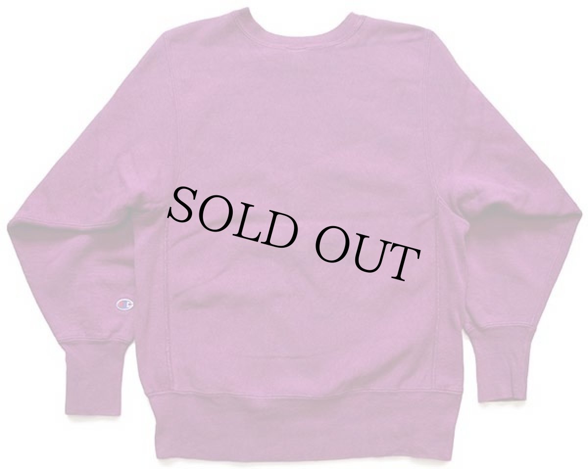 画像2: 90s USA製 Championチャンピオン ワンポイント リバースウィーブ スウェット 赤紫 M (2)