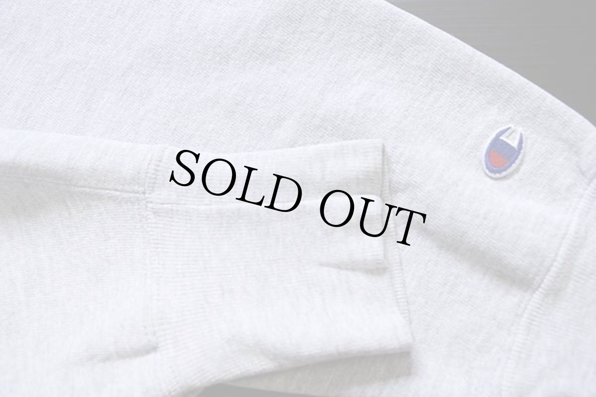 画像6: 90s Championチャンピオン ワンポイント リバースウィーブ スウェット 杢グレー (6)