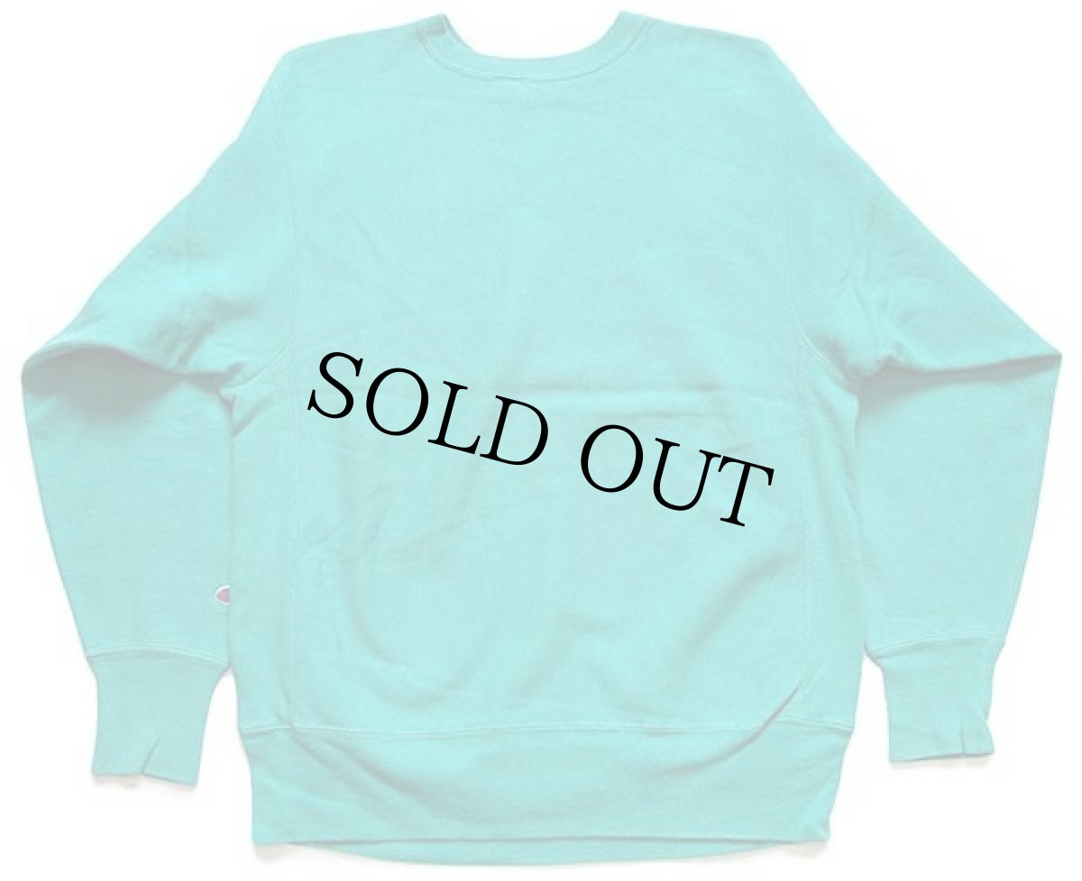 画像2: 90s USA製 Championチャンピオン ワンポイント リバースウィーブ スウェット エメラルドグリーン XL (2)