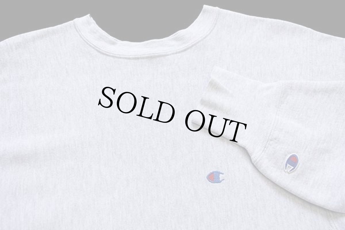 画像3: 90s Championチャンピオン ワンポイント リバースウィーブ スウェット 杢グレー (3)