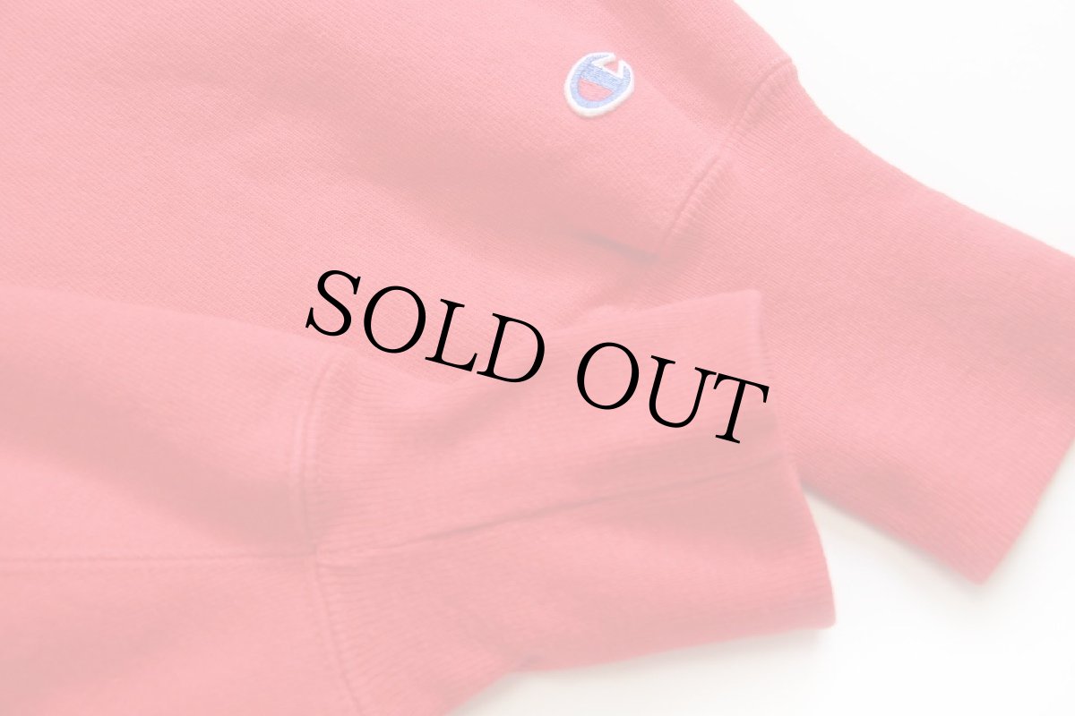 画像5: 90s USA製 Championチャンピオン ワンポイント リバースウィーブ スウェット 赤 L (5)