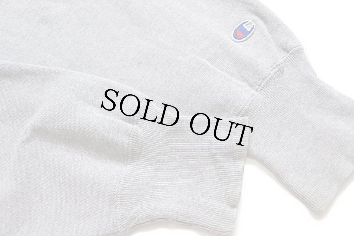 画像6: 90s USA製 Championチャンピオン ワンポイント リバースウィーブ スウェット グレー XL (6)