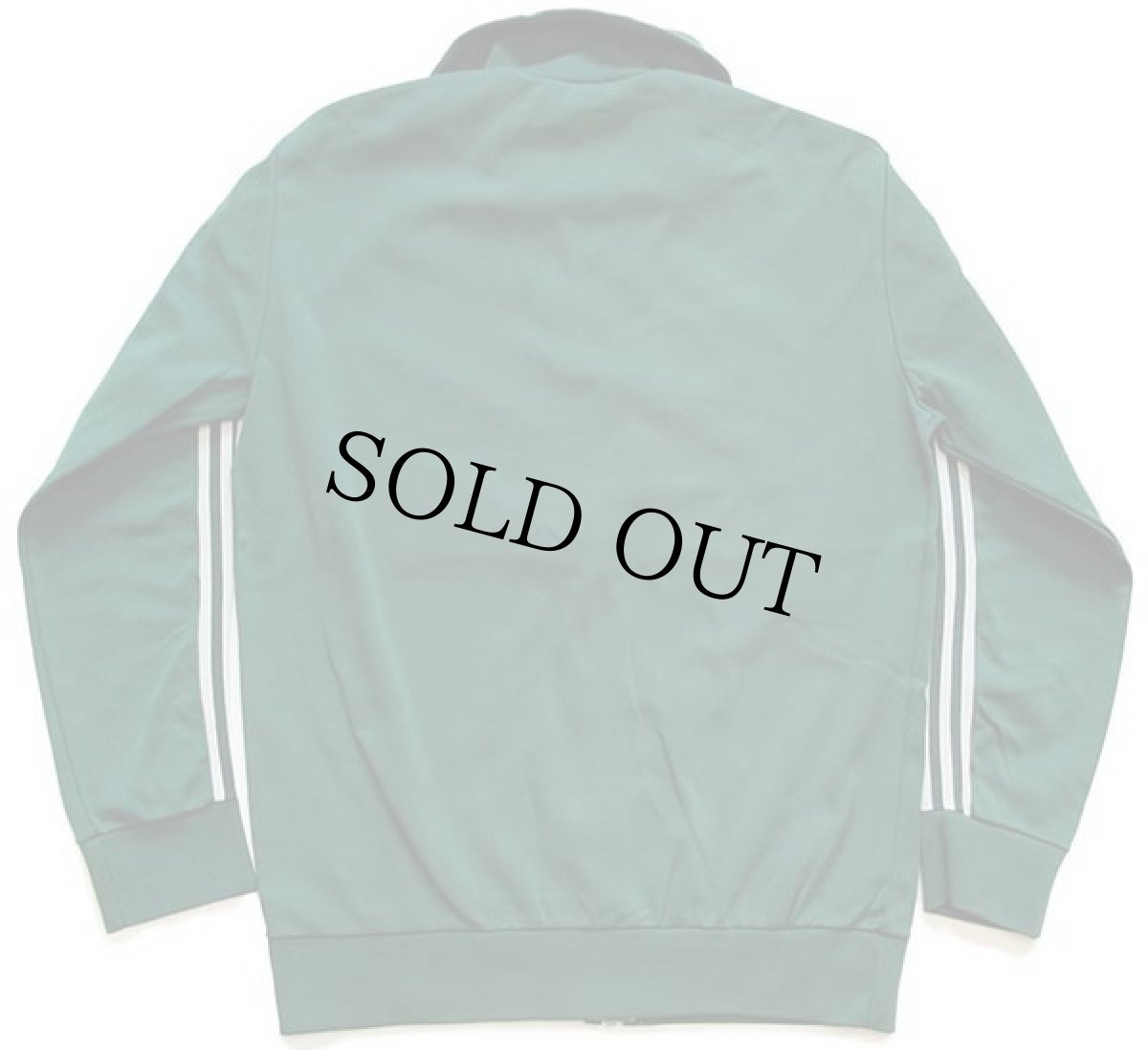 画像2: 70s フランス製 adidasアディダス VENTEX トレフォイル ロゴ刺繍 ハイネック トラックジャケット 緑★ジャージ (2)