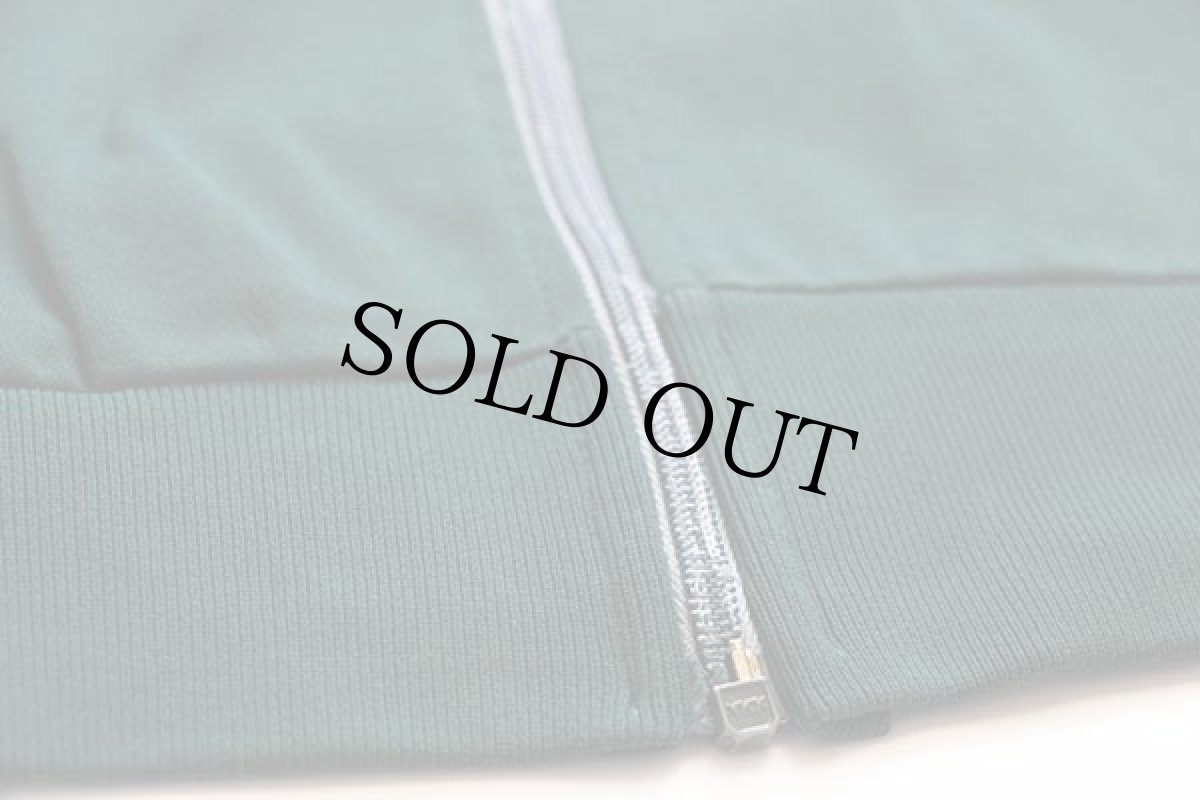 画像5: 70s フランス製 adidasアディダス VENTEX トレフォイル ロゴ刺繍 ハイネック トラックジャケット 緑★ジャージ (5)