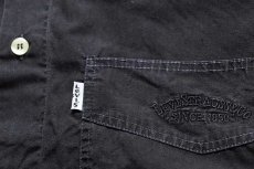 画像5: 90s Levi'sリーバイス コットンポプリンシャツ 黒★ユーロ (5)