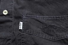 画像5: 90s Levi'sリーバイス コットンポプリンシャツ 黒★ユーロ (5)