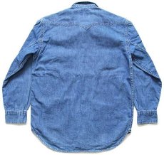 画像2: 90s ポルトガル製 Levi'sリーバイス トゥイーティー パッチ付き デニム ウエスタンシャツ S★ユーロ (2)