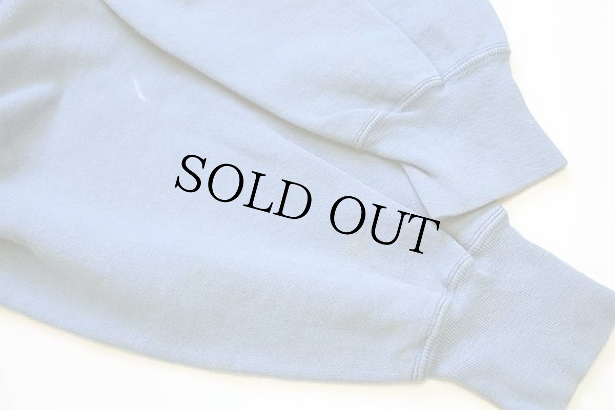 画像6: 80s USA製 Championチャンピオン ワンポイント リバースウィーブ スウェット ライトブルー L (6)