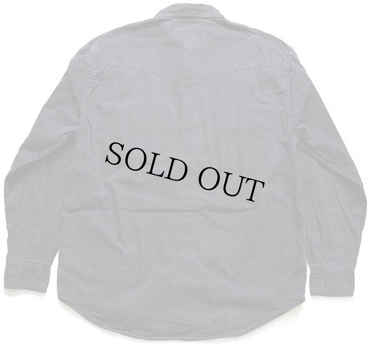 画像2: Wranglerラングラー ブラックデニム ウエスタンシャツ M★ユーロ (2)