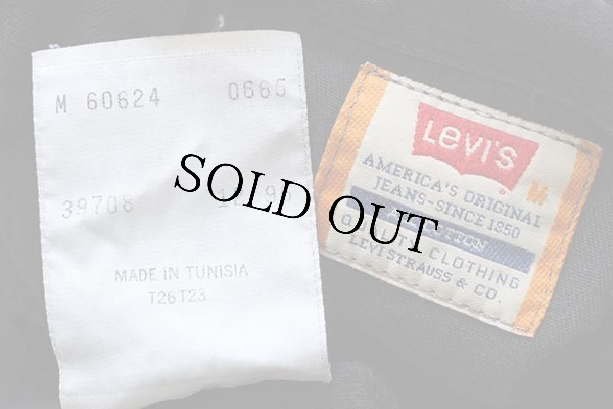 画像4: 90s Levi'sリーバイス ブラックデニム ウエスタンシャツ M★ユーロ (4)