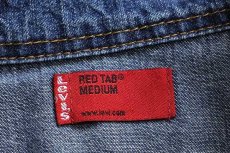 画像4: 00s Levi'sリーバイス RED TAB デニム ウエスタンシャツ カスタム M (4)