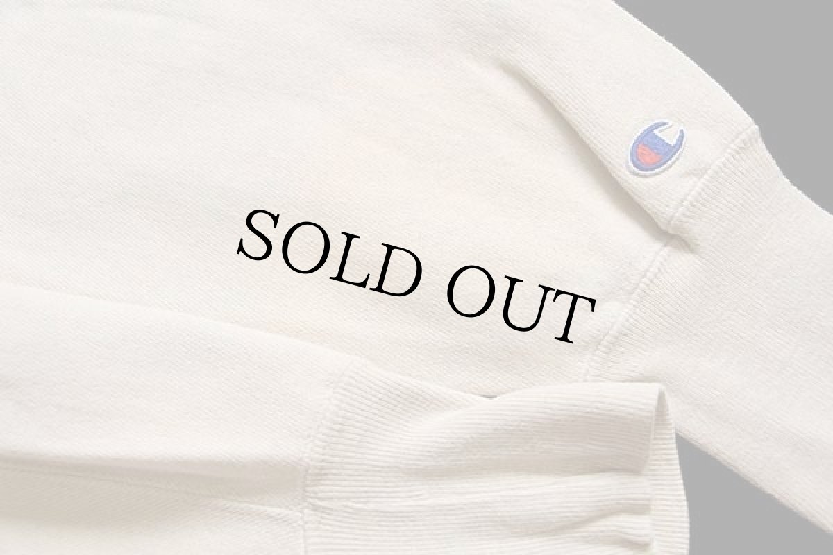 画像6: 90s USA製 Championチャンピオン ワンポイント リバースウィーブ スウェット クリーム XL (6)