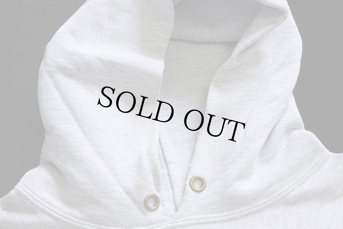 画像4: 90s USA製 Championチャンピオン ワンポイント リバースウィーブ スウェットパーカー 杢グレー M★144 (4)