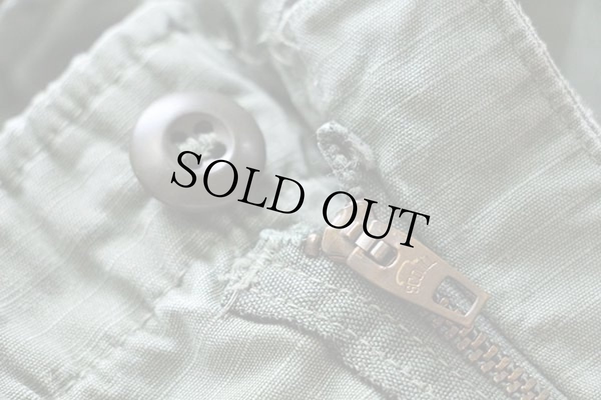 画像8: 60s 米軍 U.S.ARMY ジャングルファティーグパンツ オリーブグリーン R-M (8)