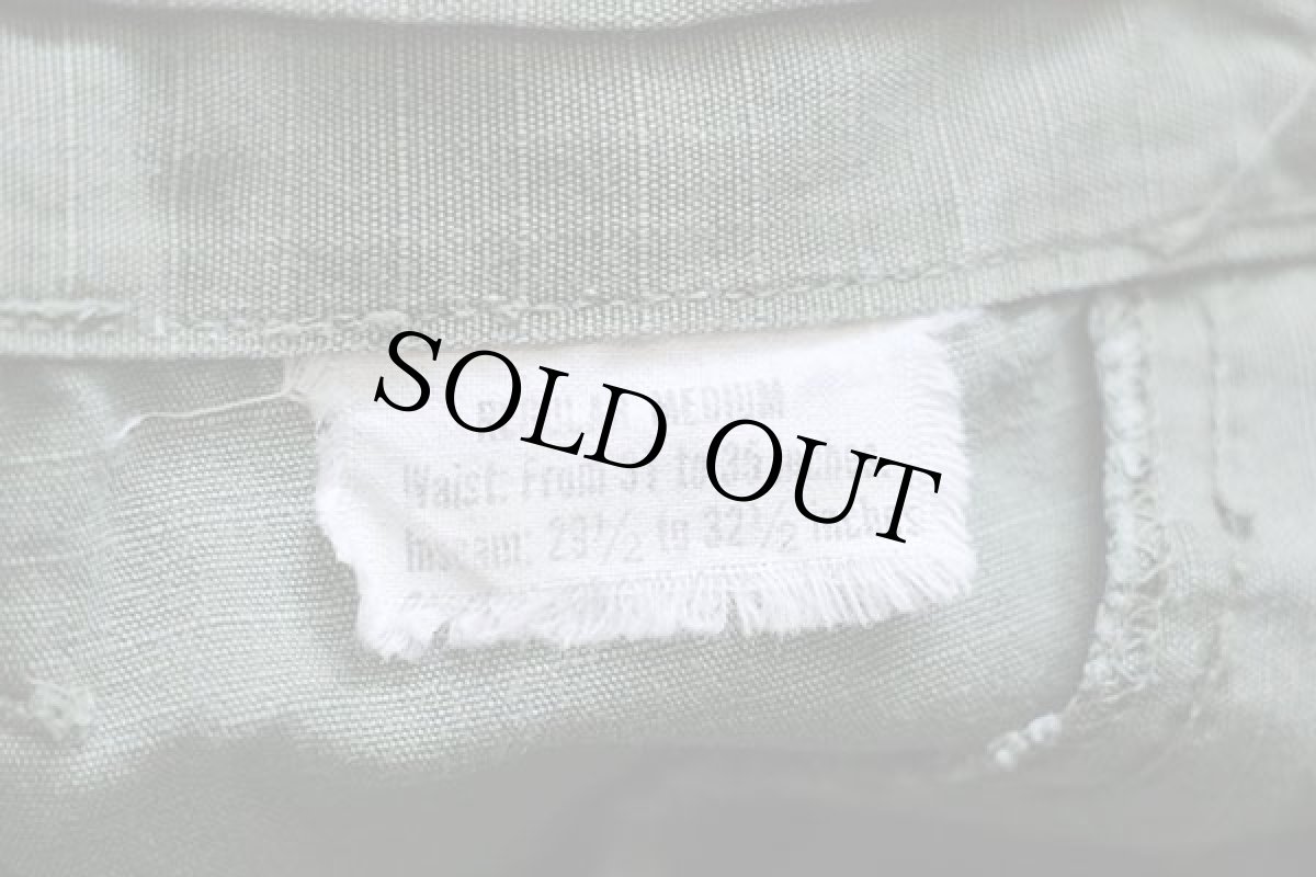 画像6: 60s 米軍 U.S.ARMY ジャングルファティーグパンツ オリーブグリーン R-M (6)