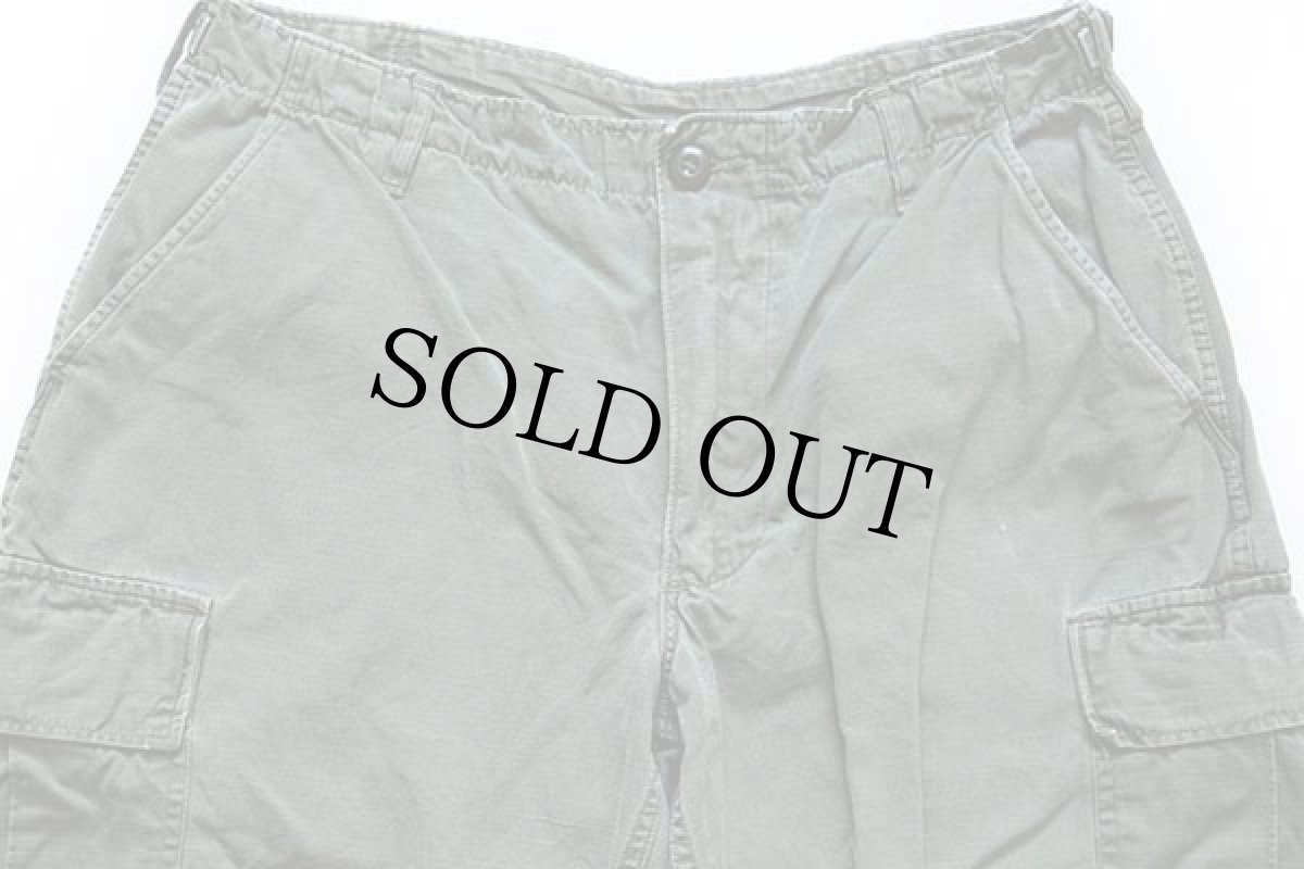 画像4: 60s 米軍 U.S.ARMY ジャングルファティーグパンツ オリーブグリーン R-M (4)