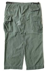 画像3: 60s 米軍 U.S.ARMY ジャングルファティーグパンツ 3rd ノンリップ オリーブグリーン R-XL (3)