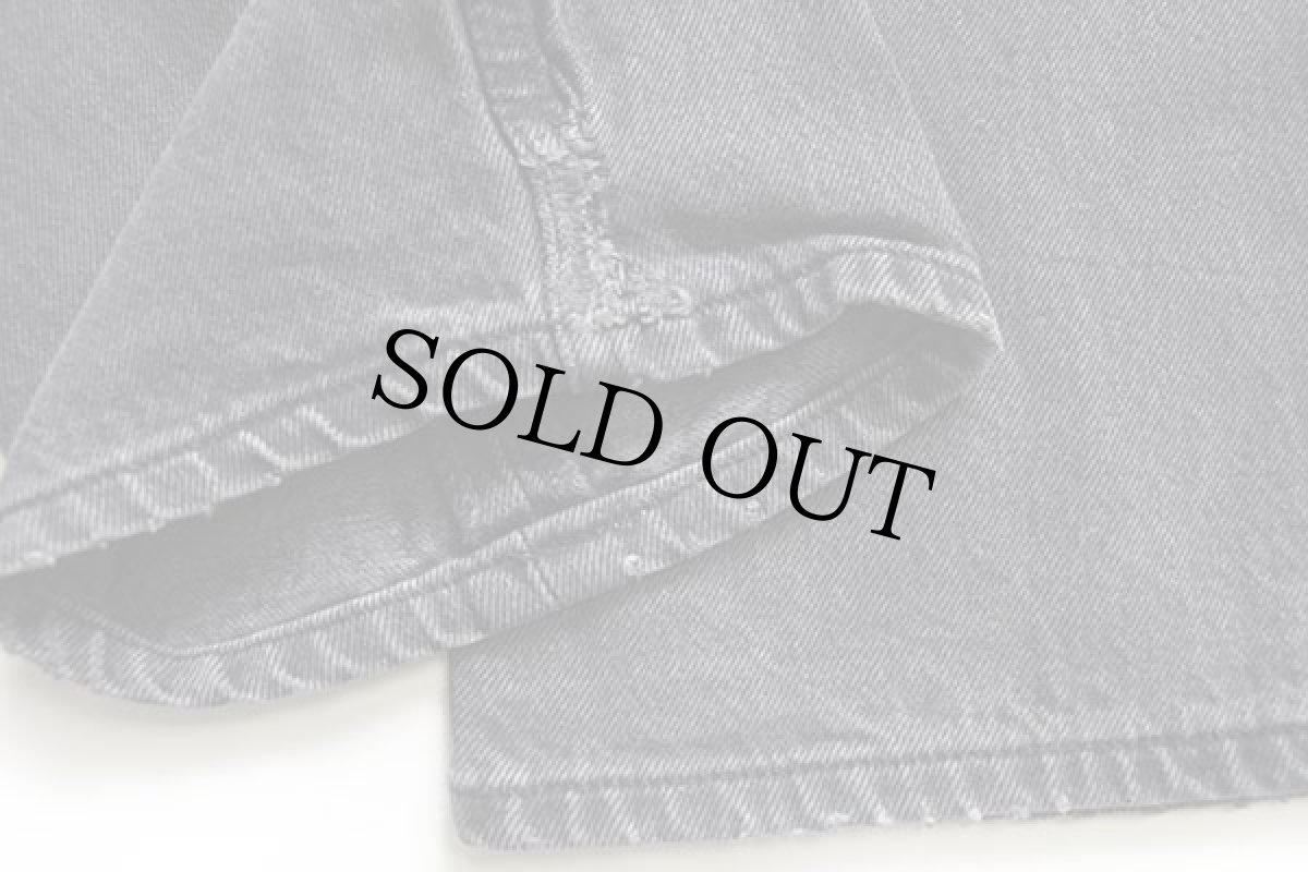 画像8: 90s USA製 Levi'sリーバイス 501 ブラック デニムパンツ w34 L34 (8)