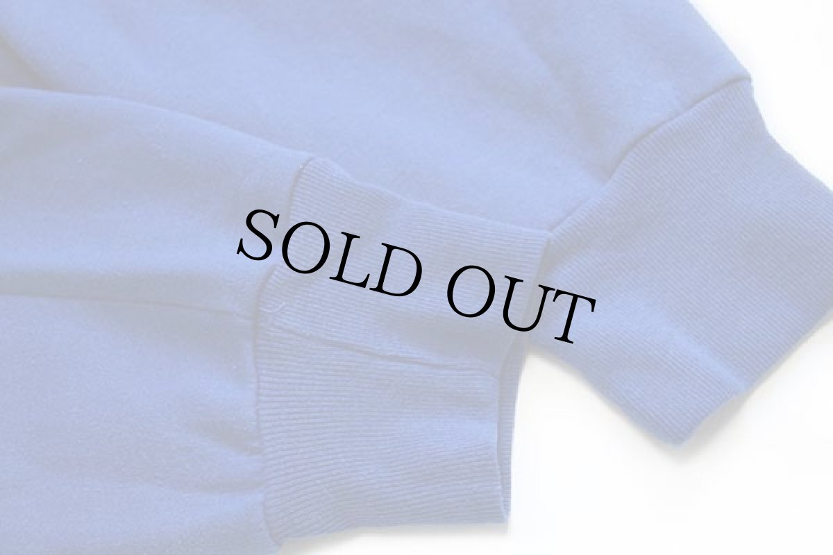 画像5: 90s カナダ製 The Shirt Company 刺繍入り 蛍光 マルチカラー プルオーバー ナイロン 切り替え スウェット 青 S (5)