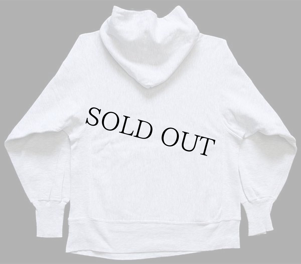 画像2: 90s USA製 Championチャンピオン ワンポイント リバースウィーブ スウェットパーカー 杢グレー M★144 (2)