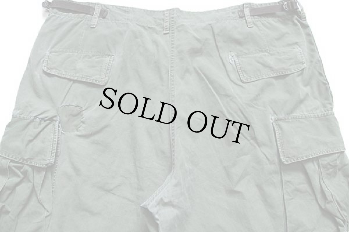 画像5: 60s 米軍 U.S.ARMY ジャングルファティーグパンツ 3rd ノンリップ オリーブグリーン R-XL (5)