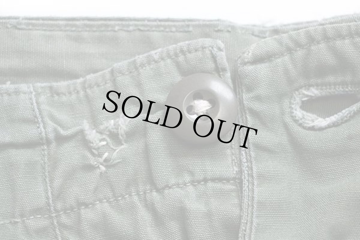 画像8: 60s 米軍 U.S.ARMY ジャングルファティーグパンツ 3rd ノンリップ オリーブグリーン R-XL (8)