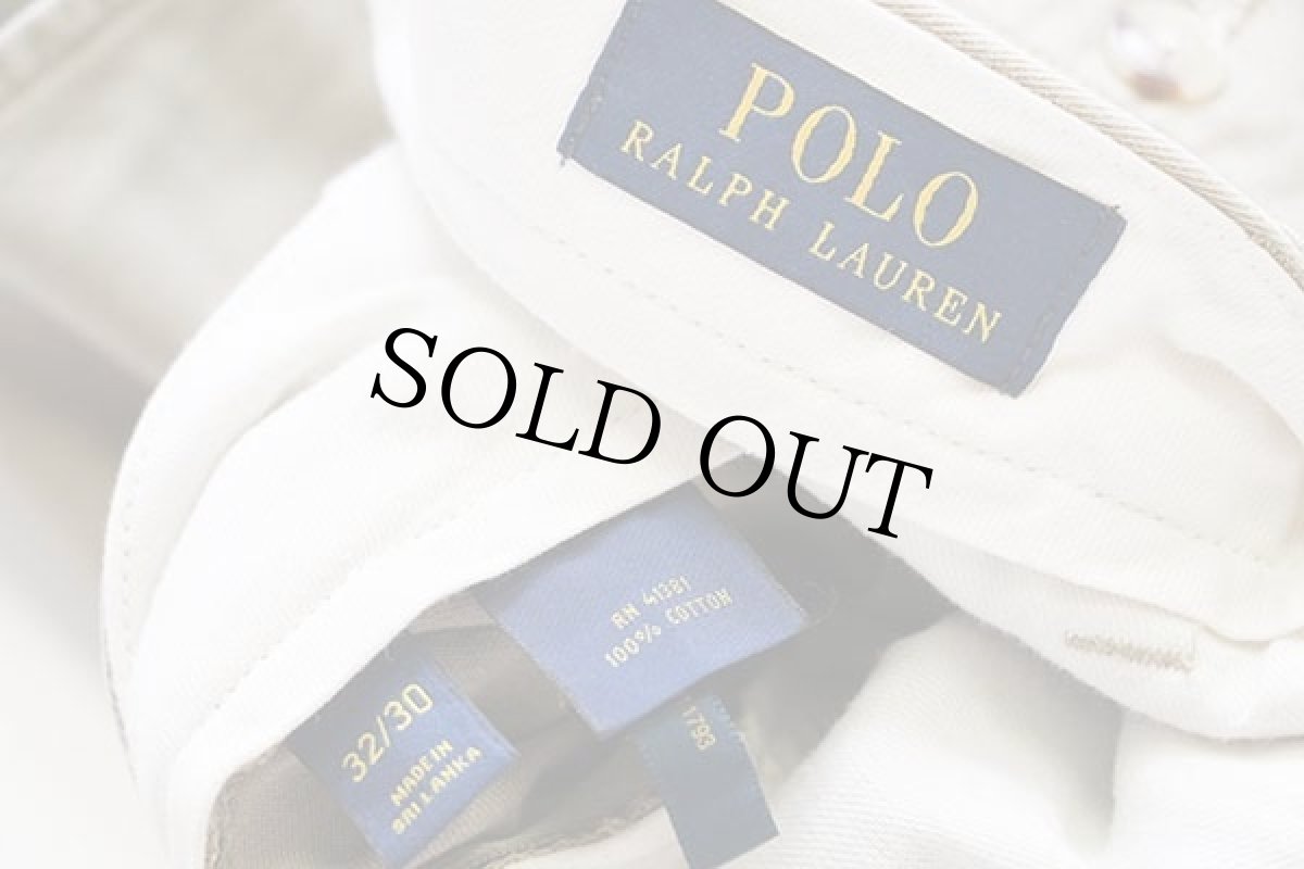 画像6: ポロ ラルフローレン コットン チノパン グレーブラウン w32 L30★216 (6)