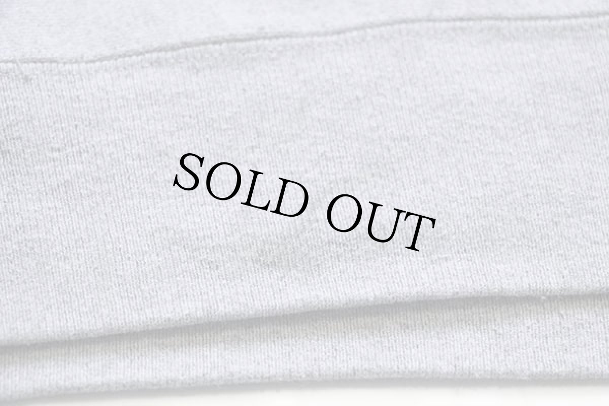 画像7: Championチャンピオン ワンポイント スクリプト ロゴ刺繍 ツートン リバースウィーブ スウェットパーカー 杢グレー×黒 L (7)