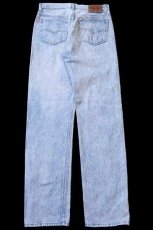 画像3: 80s USA製 Levi'sリーバイス 501 ケミカルウォッシュ デニムパンツ w32 L34★アシッド (3)