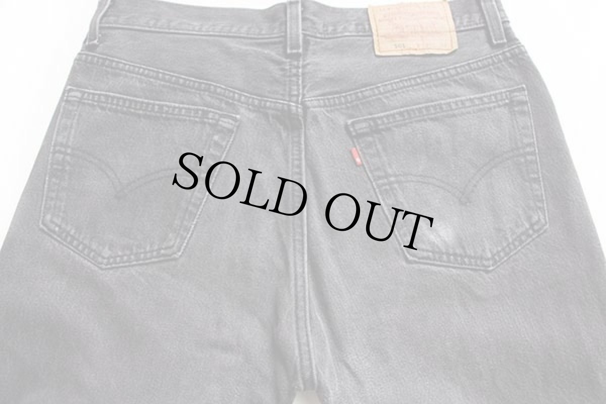 画像5: 90s USA製 Levi'sリーバイス 501 ブラック デニムパンツ w34 L34 (5)