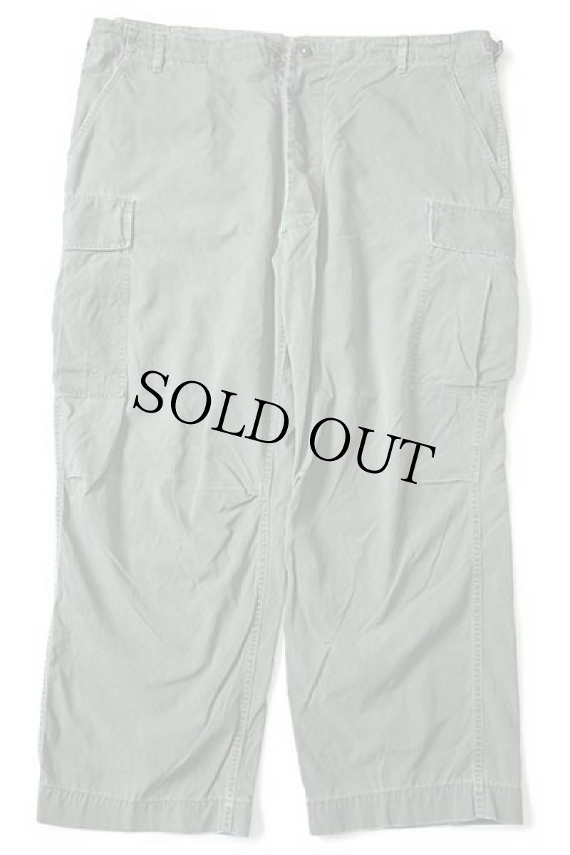 画像2: 60s 米軍 U.S.ARMY ジャングルファティーグパンツ 3rd ノンリップ オリーブグリーン R-XL (2)