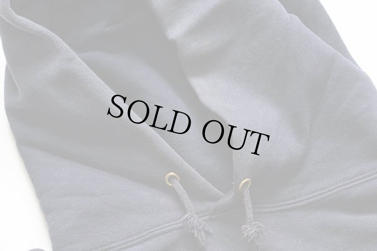 画像5: 90s USA製 Championチャンピオン ワンポイント リバースウィーブ スウェットパーカー 紺 L (5)