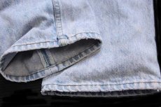 画像9: 80s USA製 Levi'sリーバイス 501 ケミカルウォッシュ デニムパンツ w32 L34★アシッド (9)