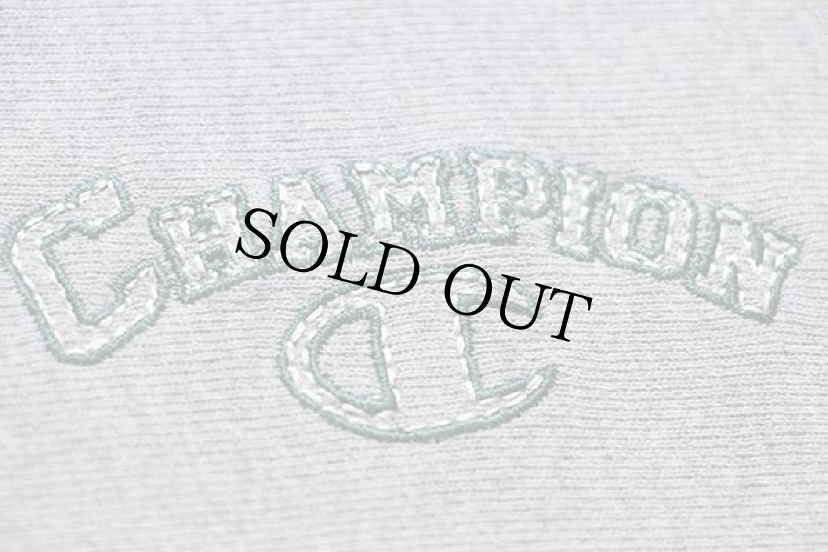 画像5: 90s USA製 Championチャンピオン ワンポイント リブライン リバースウィーブ スウェット グレー XL (5)