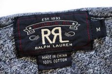 画像4: RRL ダブルアールエル ラルフローレン ヘンリーネック コットン アンダーシャツ ごま塩 M (4)