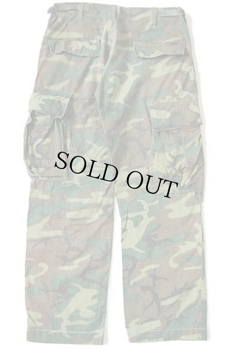 画像3: 60s 米軍 U.S.ARMY ERDL グリーンリーフカモ ジャングルファティーグパンツ カスタム S-R (3)