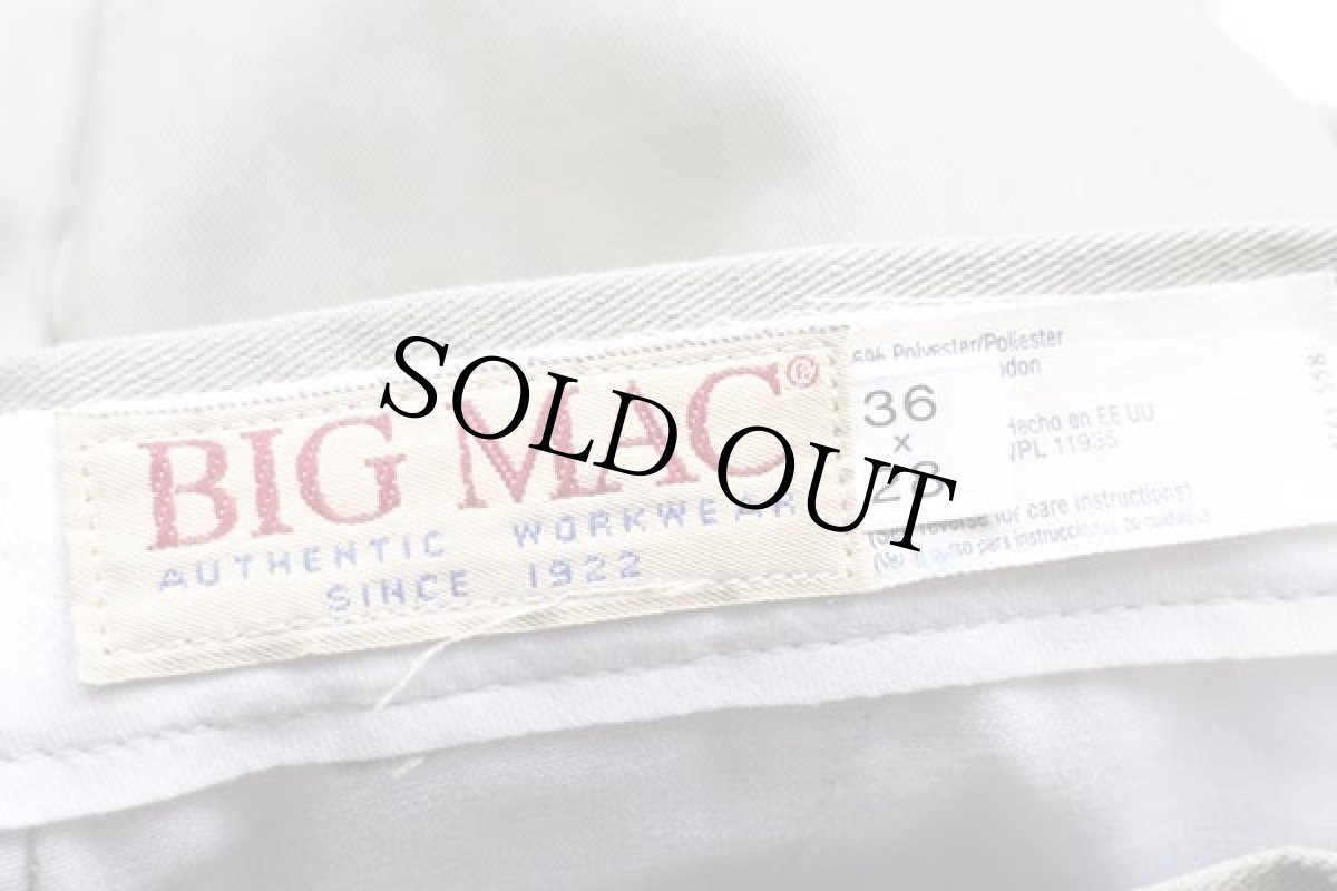 画像6: 90s USA製 BIGMACビッグマック ワークパンツ カーキ w36 L28 (6)