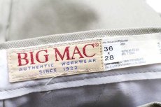 画像6: 90s USA製 BIGMACビッグマック ワークパンツ カーキ w36 L28 (6)