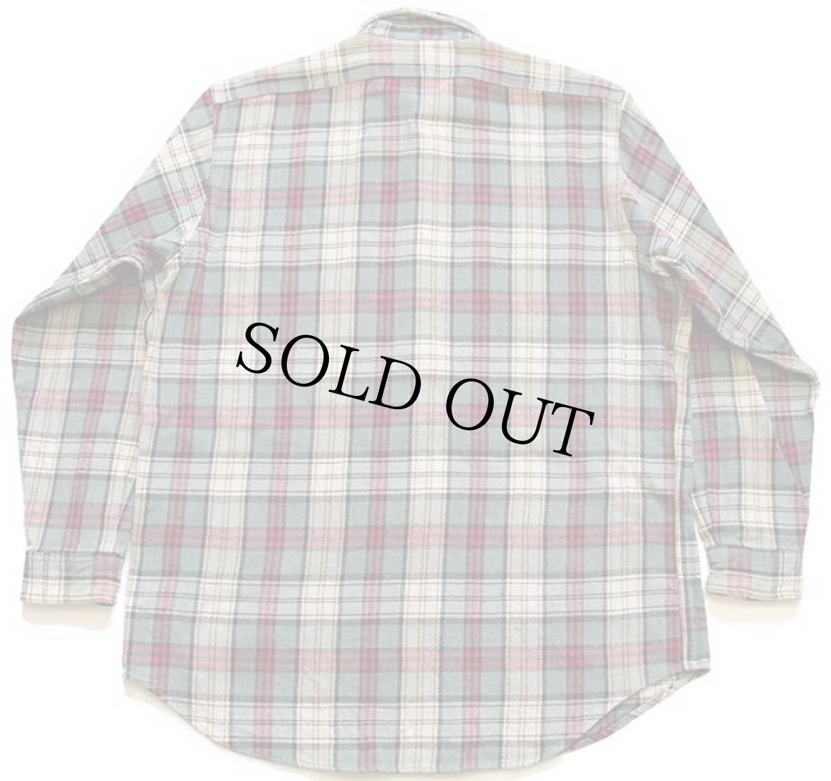 画像2: 90s RRL ダブルアールエル ラルフローレン タータンチェック コットン フランネルシャツ L★三つ星タグ (2)