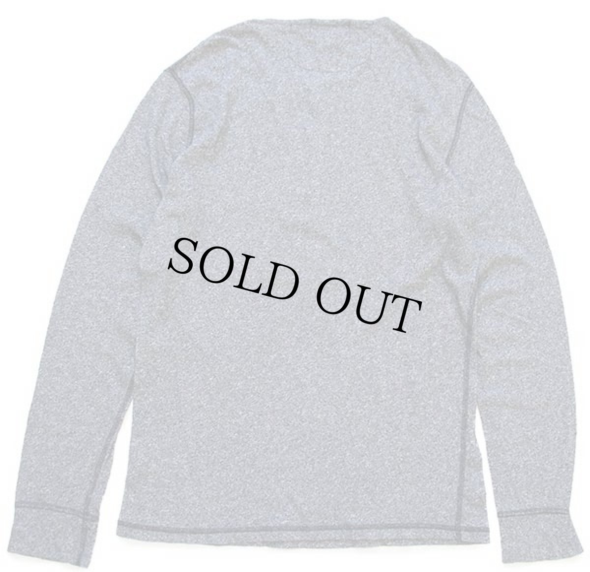 画像3: RRL ダブルアールエル ラルフローレン ヘンリーネック コットン アンダーシャツ ごま塩 M (3)