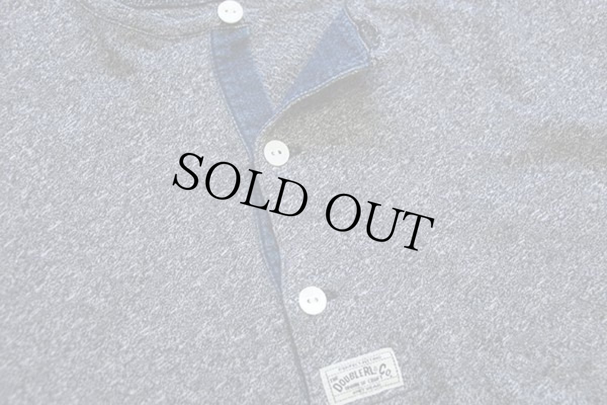 画像5: RRL ダブルアールエル ラルフローレン ヘンリーネック コットン アンダーシャツ ごま塩 M (5)