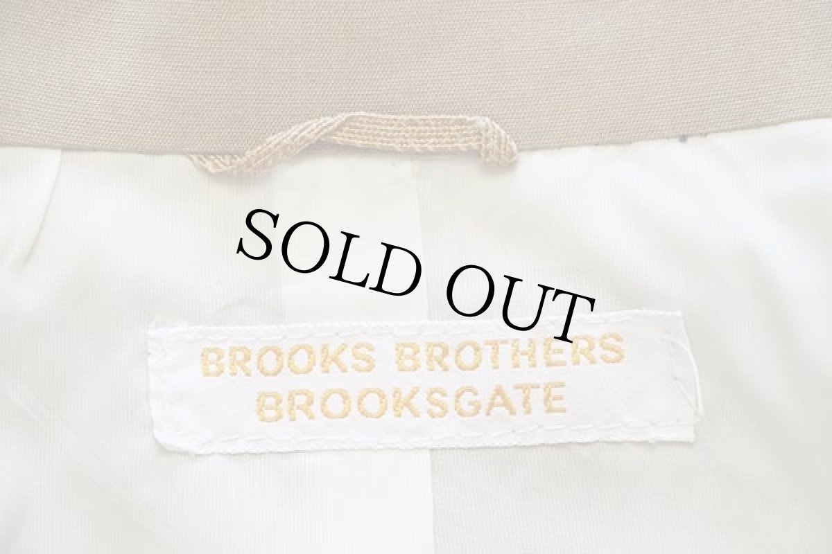画像4: 80s USA製 BROOKS BROTHERSブルックスブラザーズ BROOKSGATE 2つボタン テーラードジャケット ベージュ (4)