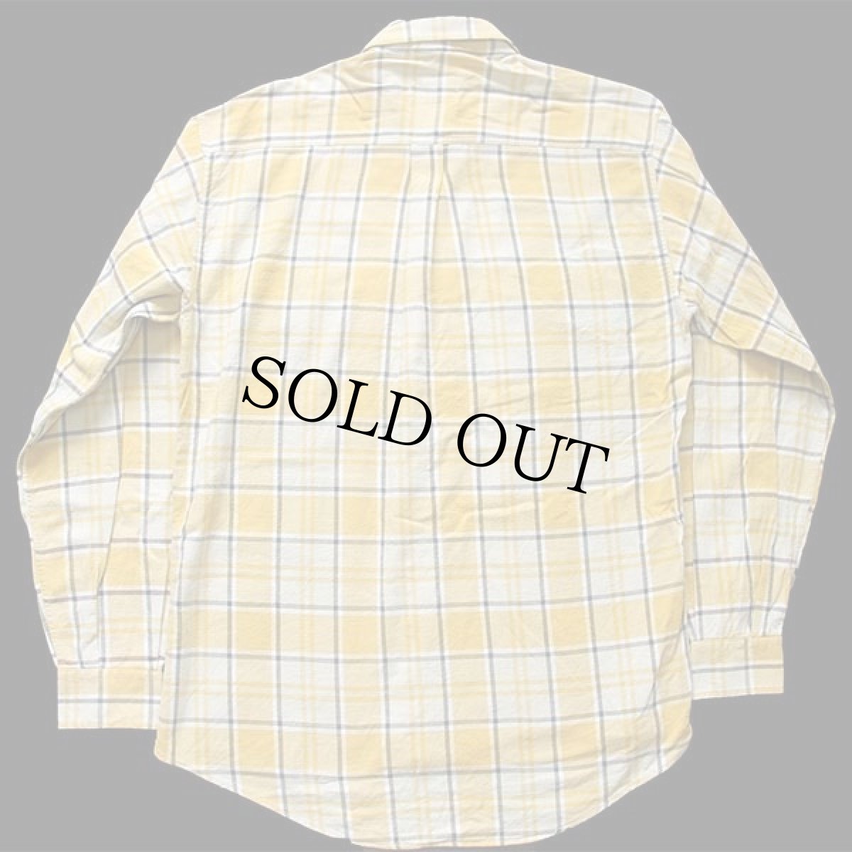 画像2: 90s Levi'sリーバイス チェック コットン ライトネルシャツ M★ユーロ (2)