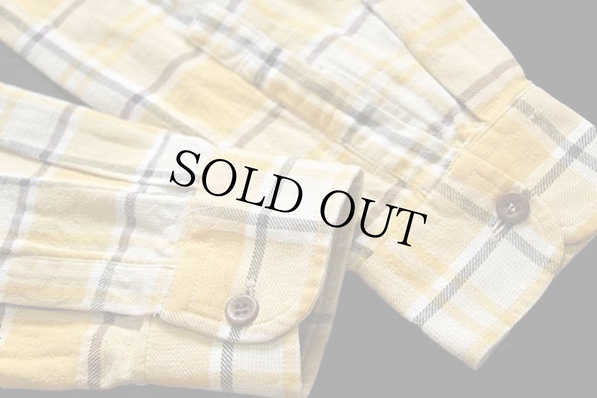 画像6: 90s Levi'sリーバイス チェック コットン ライトネルシャツ M★ユーロ (6)