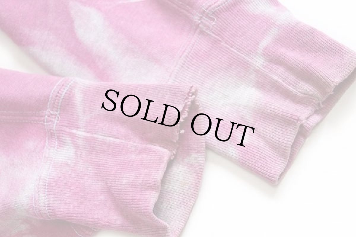 画像7: 80s USA製 Championチャンピオン タイダイ染め リバースウィーブ スウェット L (7)