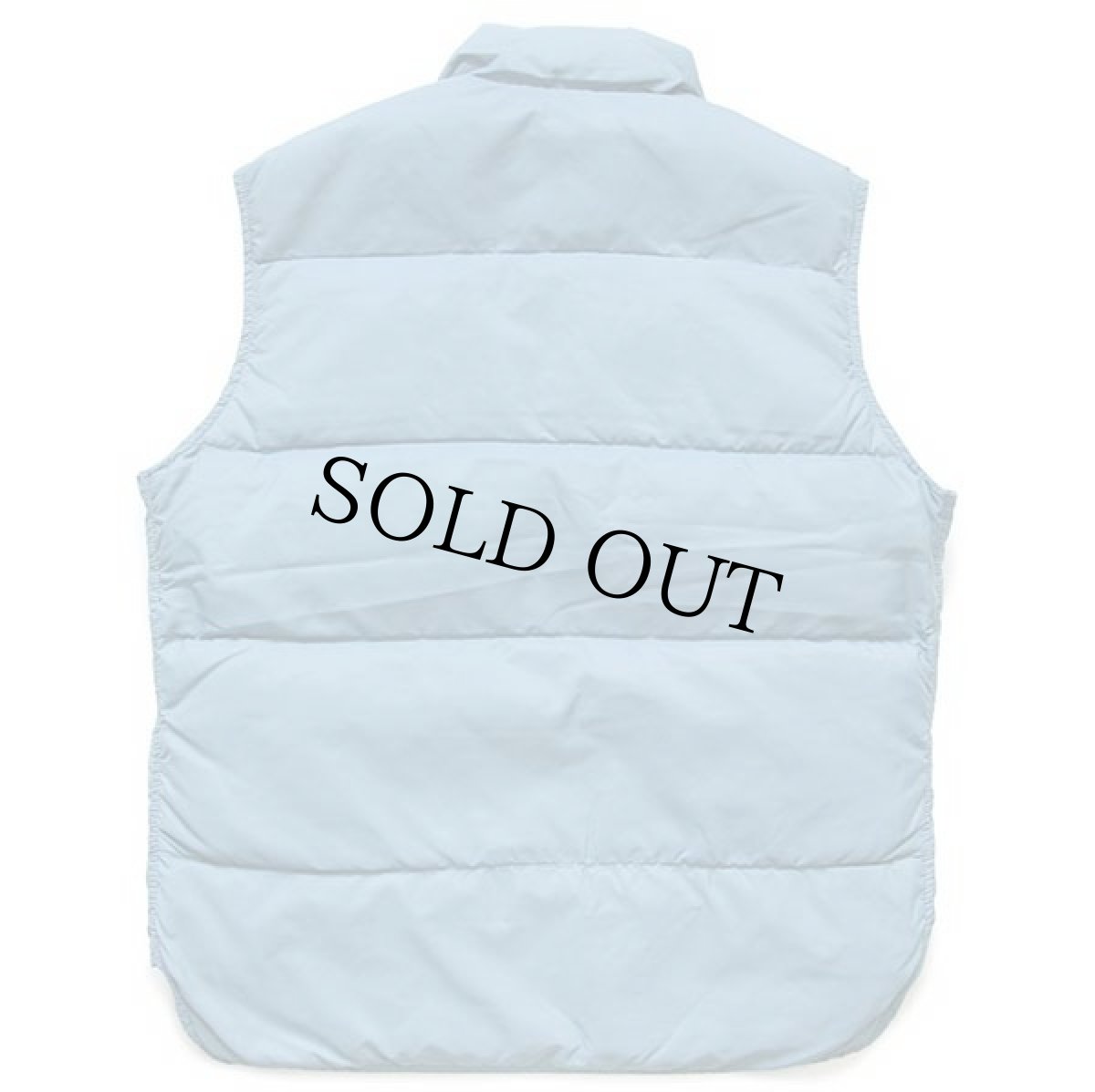 画像2: 70s Woolrichウールリッチ ナイロン ダウンベスト アクアマリン (2)