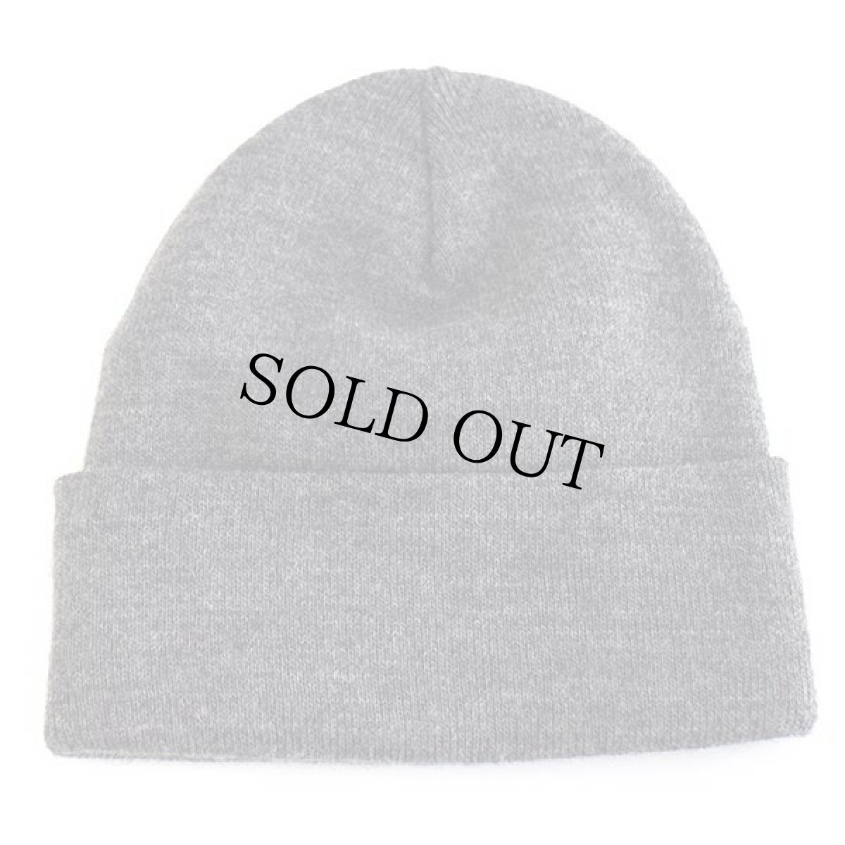 画像2: イタリア製 Levi'sリーバイス ロゴ刺繍 アクリル ニットキャップ 杢グレー★ニット帽 ユーロ (2)